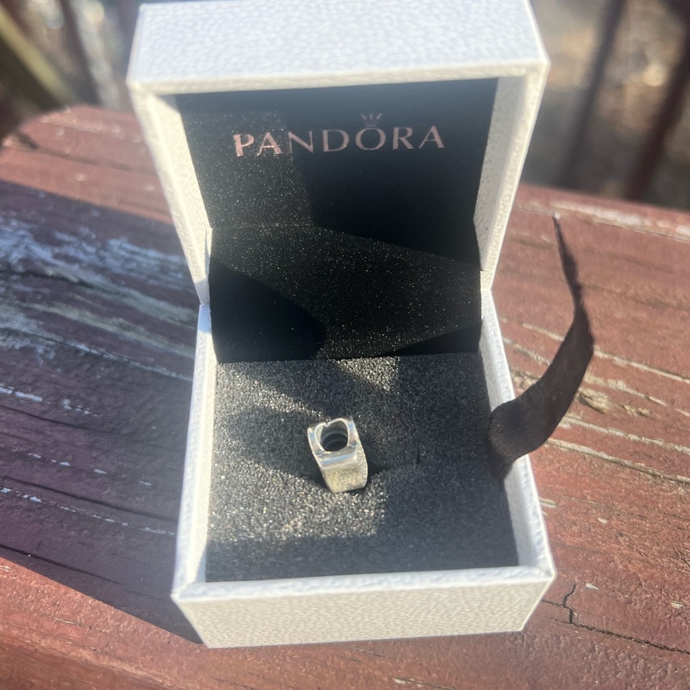 Pandora bracelet pet paw bedazzled charm. - Picture 4 of 5